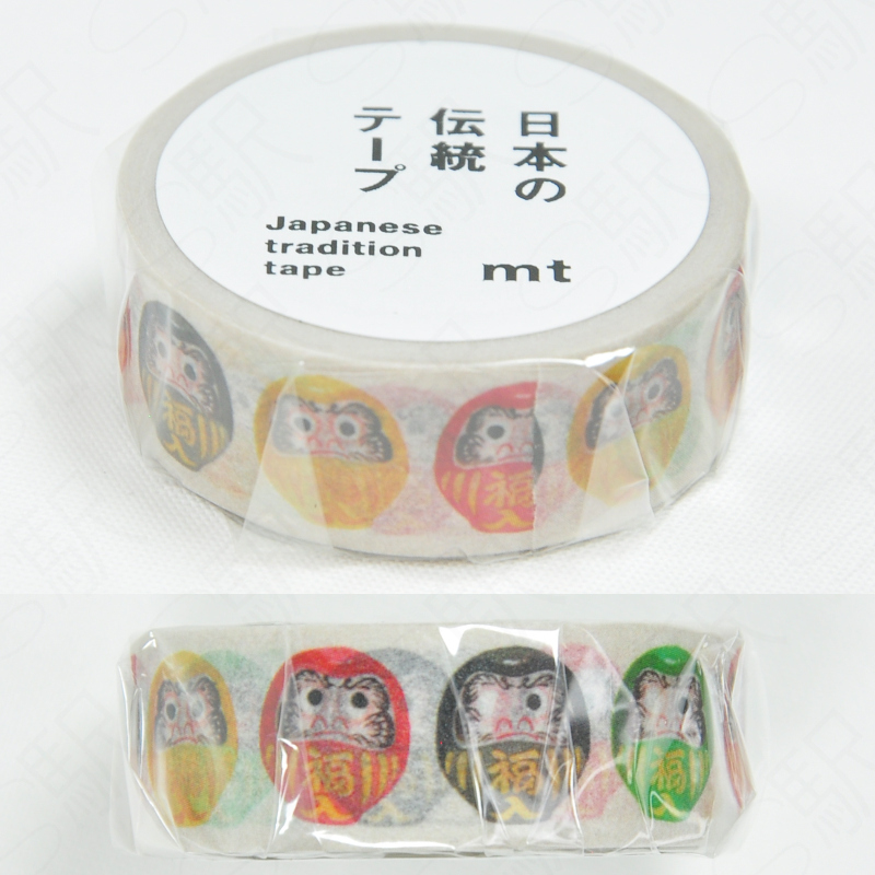 mt Masking Tape Maruichikyu Japanese Tradition Tape [MT01K3220] - Daruma